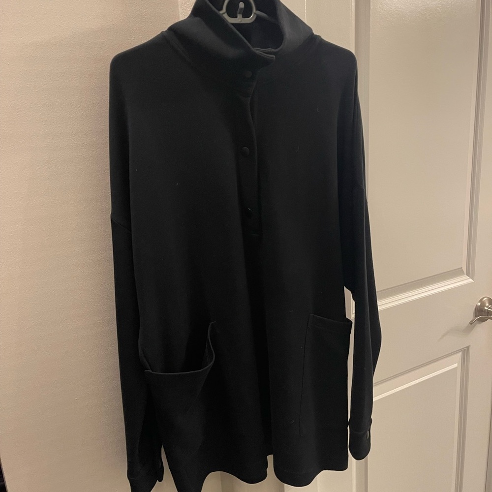 Varley Meredith Longline Henley Pullover